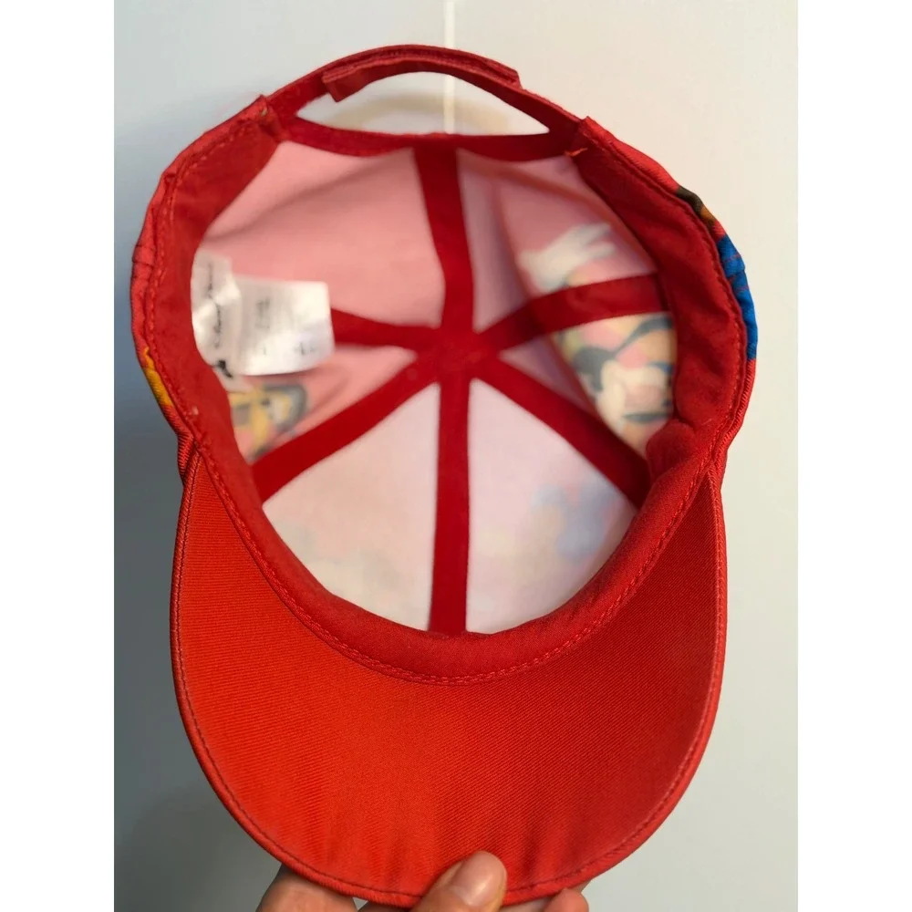 Disney Parks Mickey Mouse Baseball Hat Red Walt Disney World Pluto Donald‎ Duck